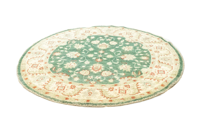 Ziegler tapijt rond  - 160 x 160 cm - groen
