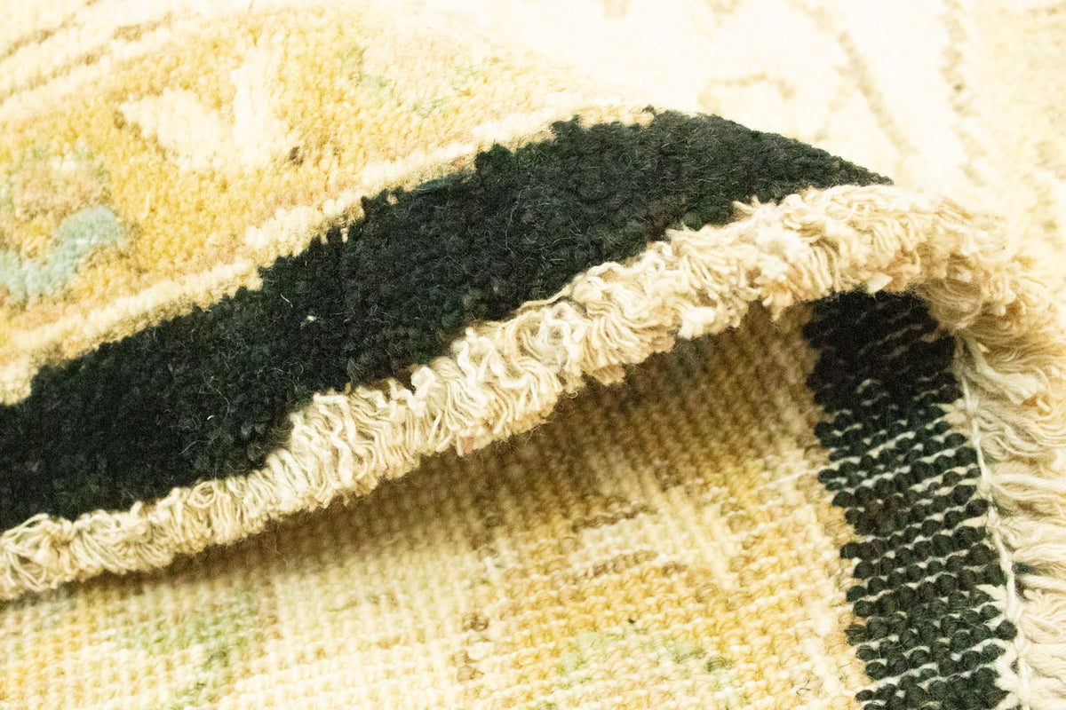 Ziegler tapijt rond  - 151 x 149 cm - zwart