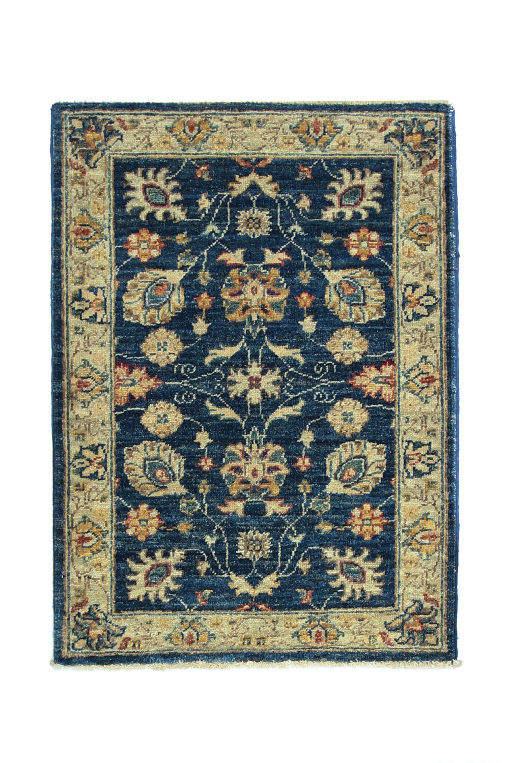 Ziegler tapijt - 84 x 62 cm - donkerblauw