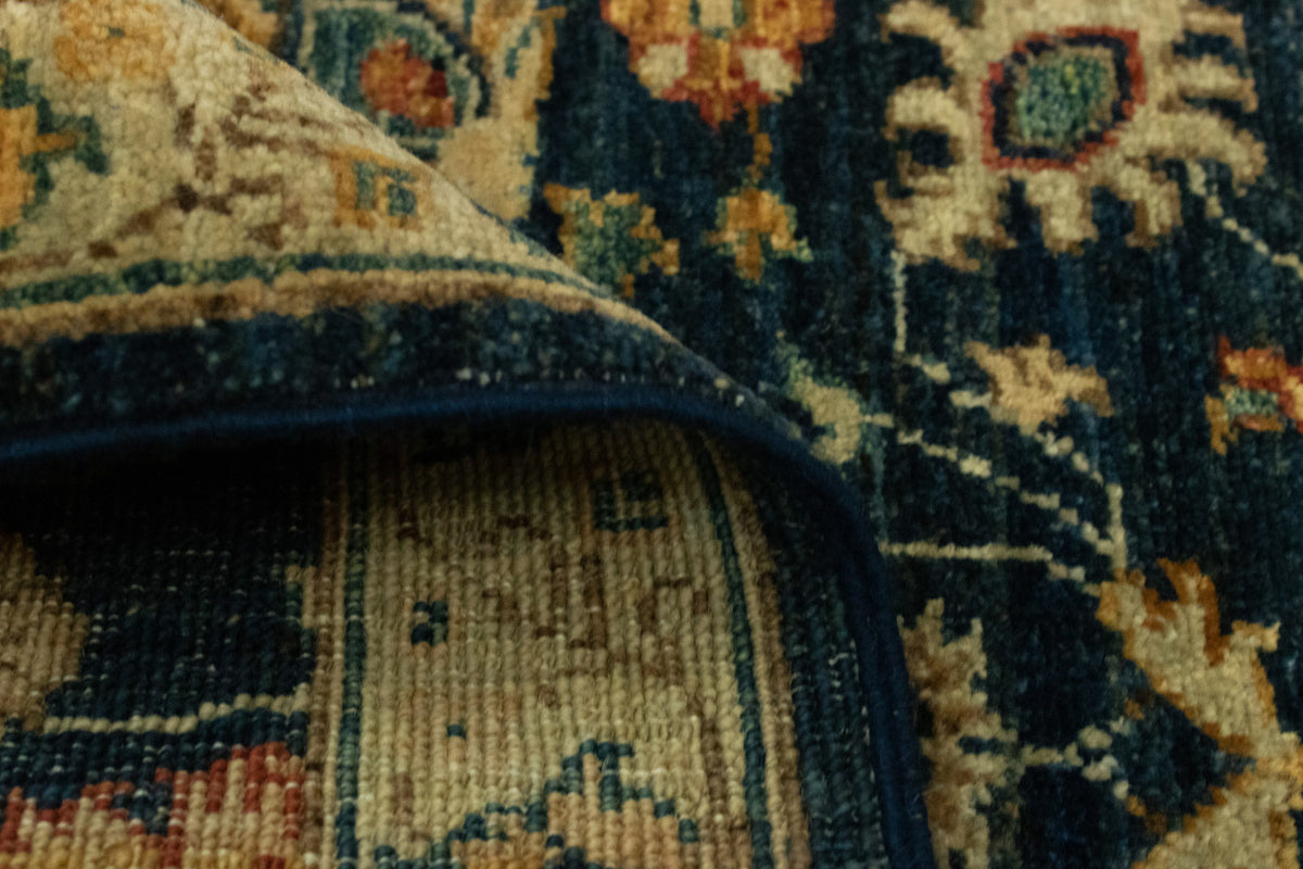 Ziegler tapijt - 84 x 62 cm - donkerblauw