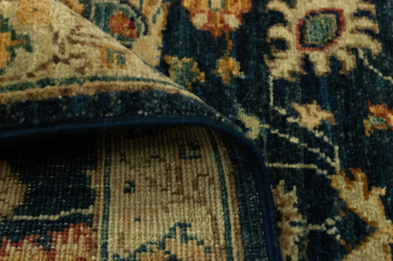 Ziegler tapijt - 84 x 62 cm - donkerblauw