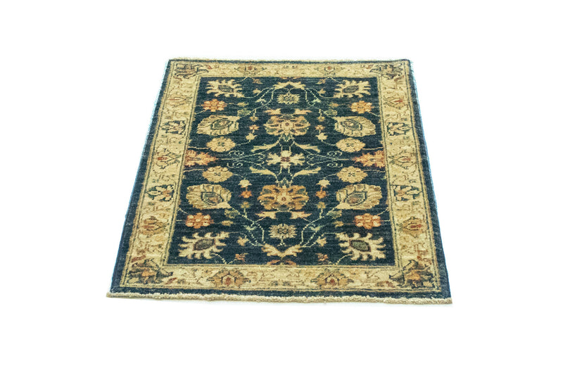 Ziegler tapijt - 84 x 62 cm - donkerblauw