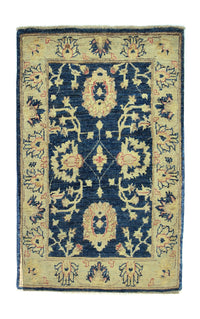 Ziegler tapijt - 96 x 62 cm - donkerblauw