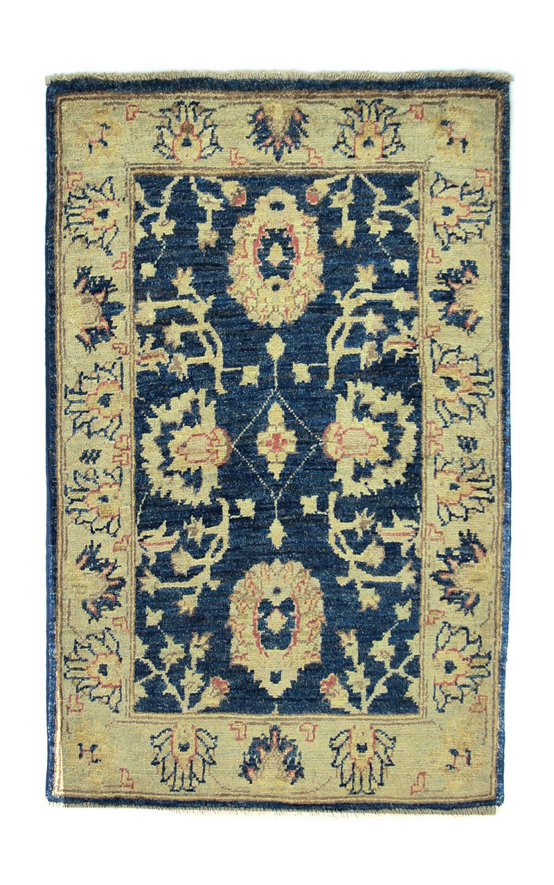 Ziegler tapijt - 96 x 62 cm - donkerblauw