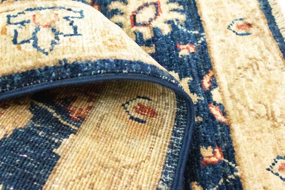 Ziegler tapijt - 98 x 52 cm - donkerblauw