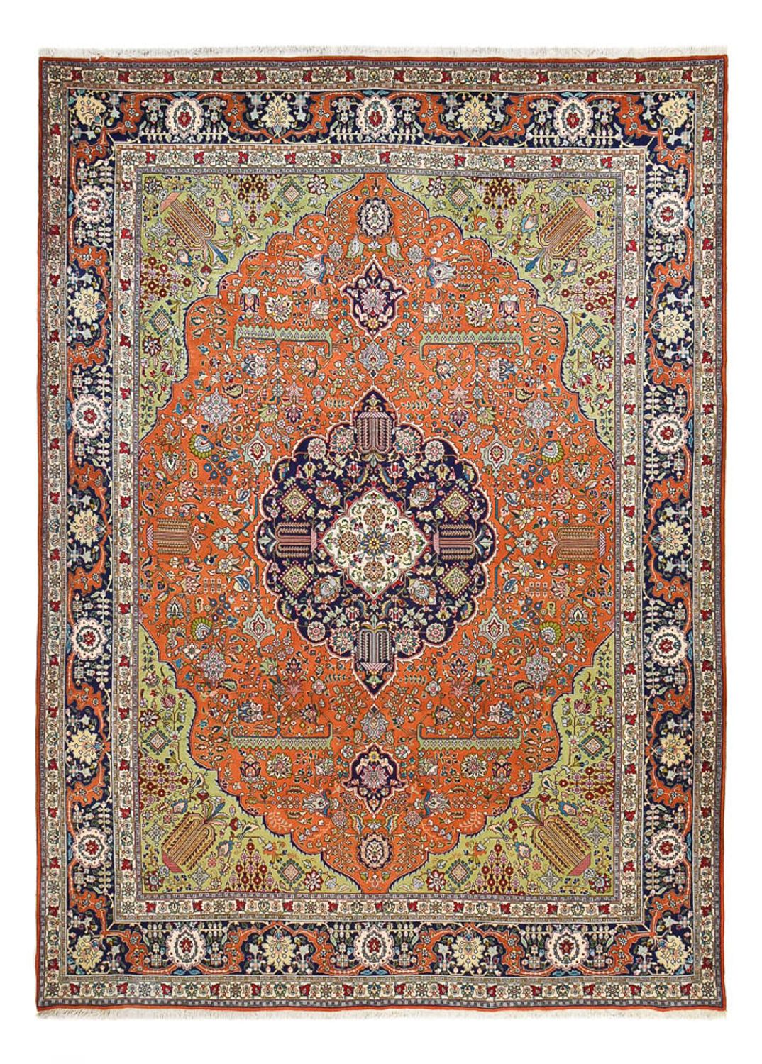Perzisch tapijt - Tabriz - Royal - 408 x 293 cm - oranje