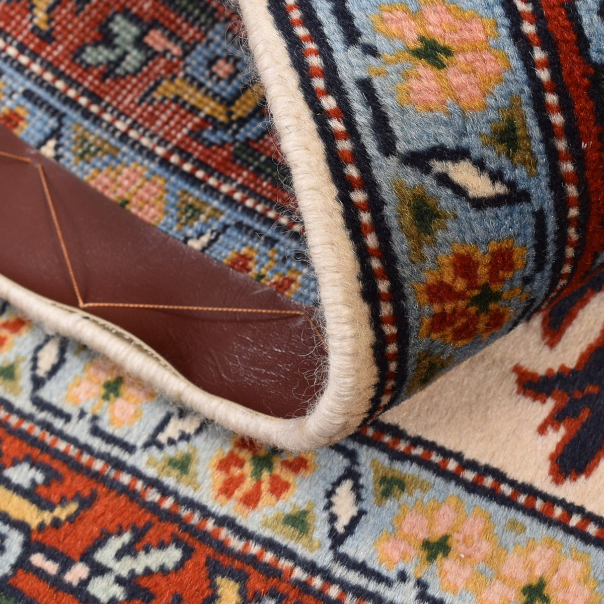 Perzisch Tapijt - Nomadisch vierkant  - 105 x 100 cm - crème