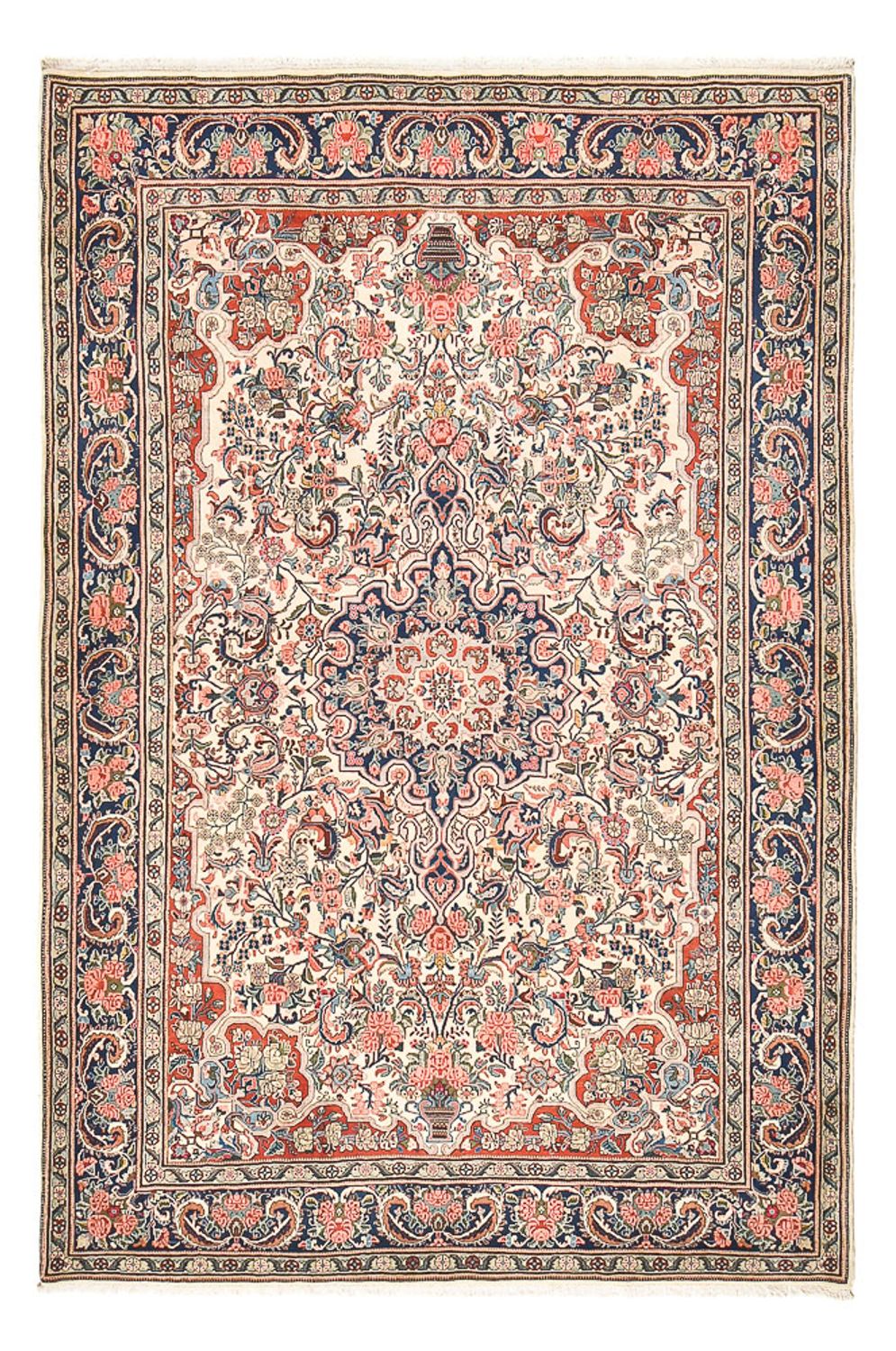 Perzisch tapijt - Bijar - 307 x 205 cm - licht beige