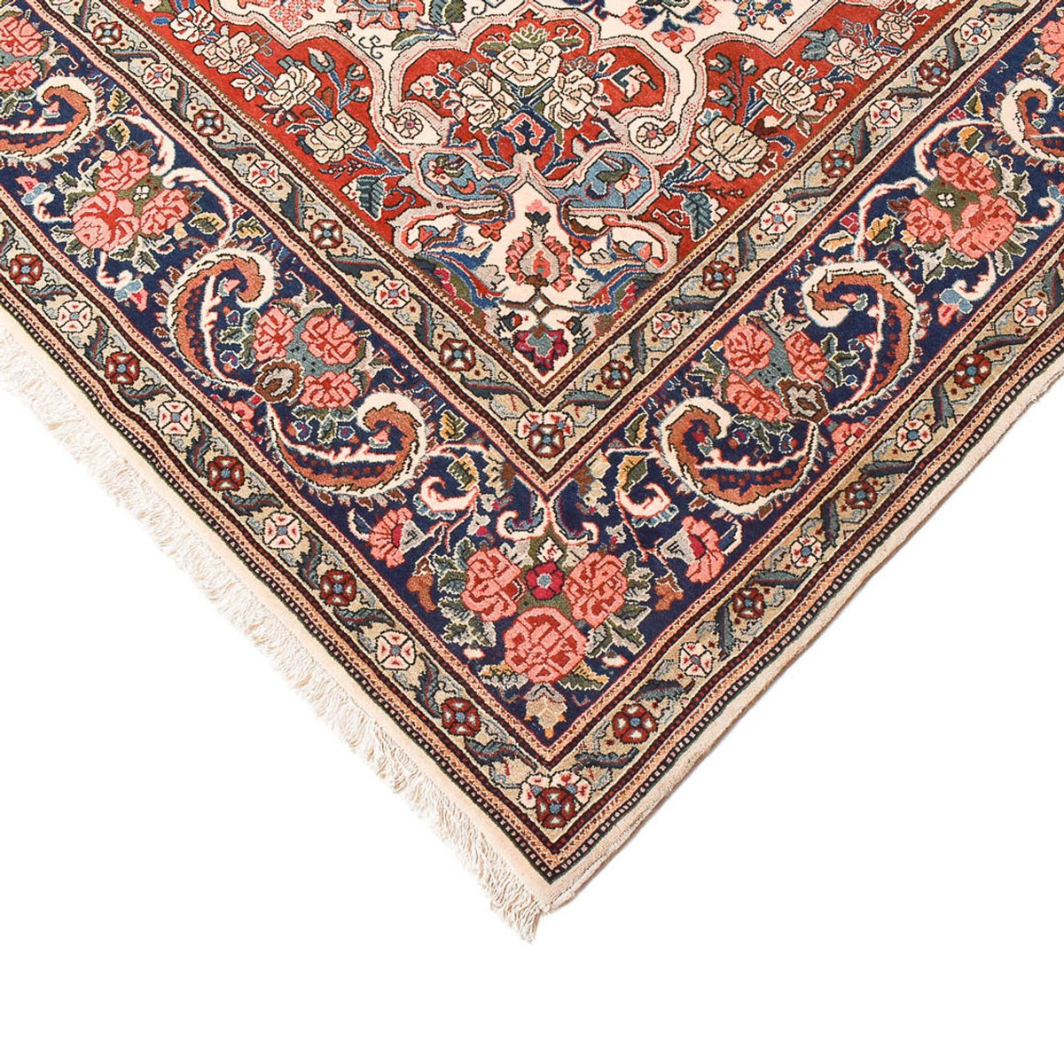 Perzisch tapijt - Bijar - 307 x 205 cm - licht beige