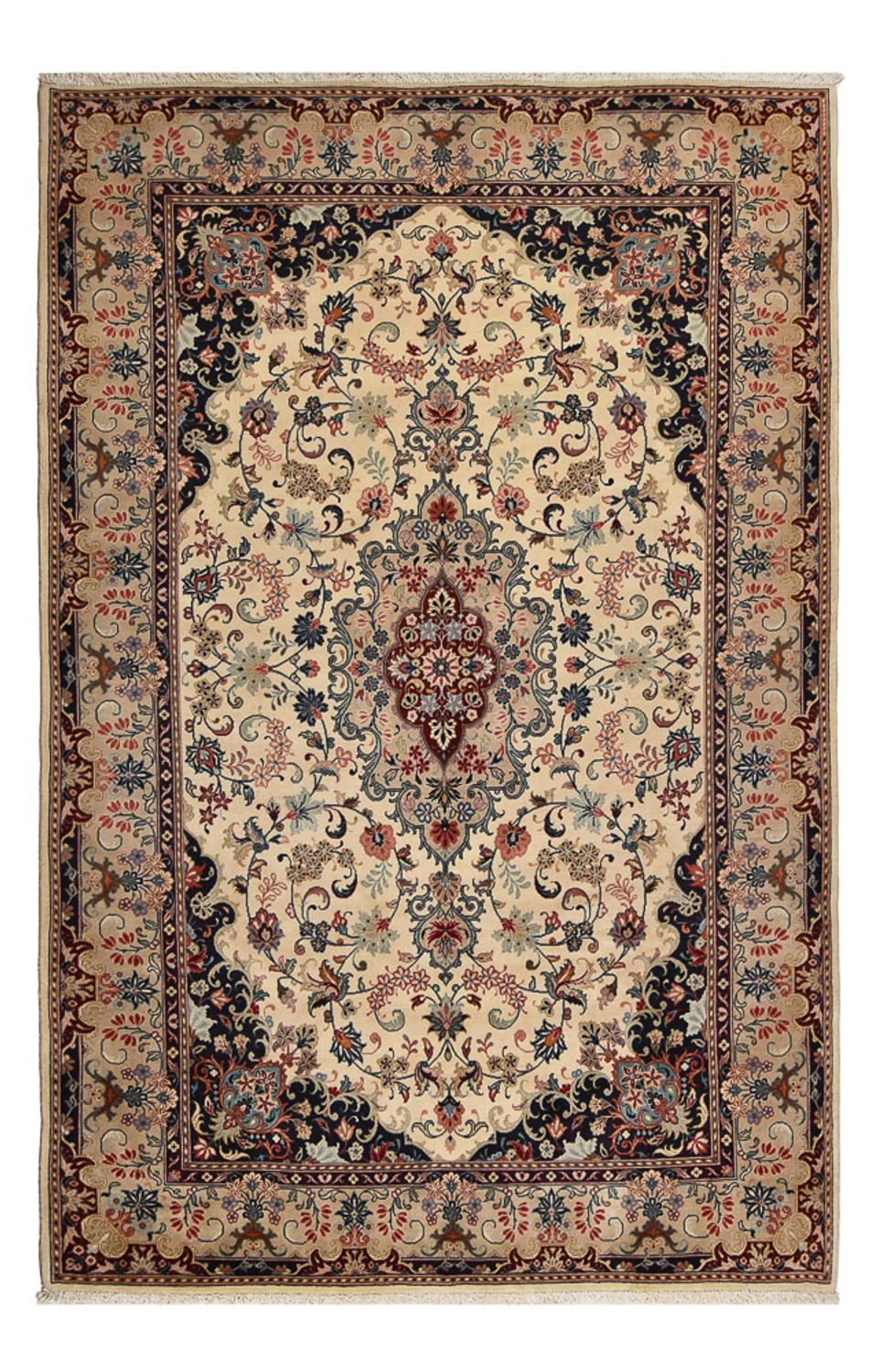 Perzisch tapijt - Keshan - 302 x 197 cm - beige