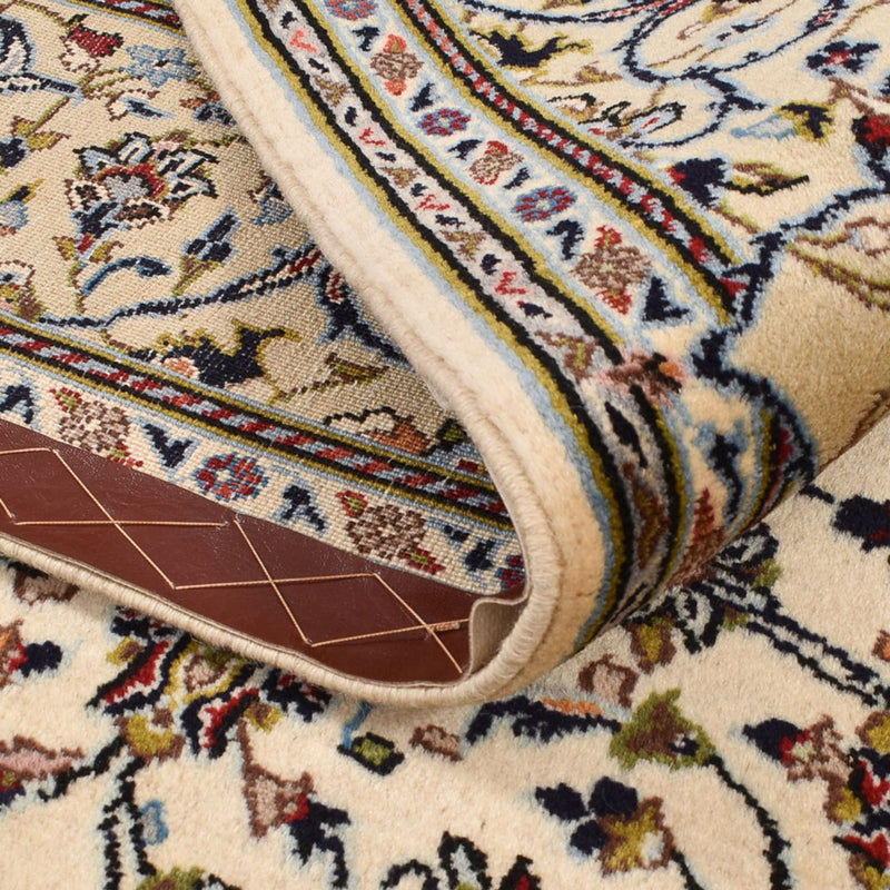 Perzisch tapijt - Keshan - Koninklijke - 208 x 135 cm - crème