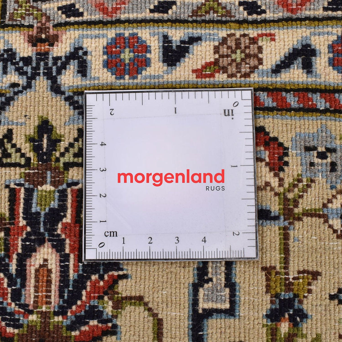 Perzisch tapijt - Keshan - Koninklijke - 208 x 135 cm - crème