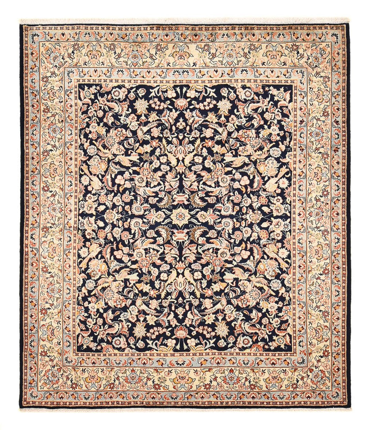 Perzisch tapijt - Keshan - 238 x 205 cm - donkerblauw