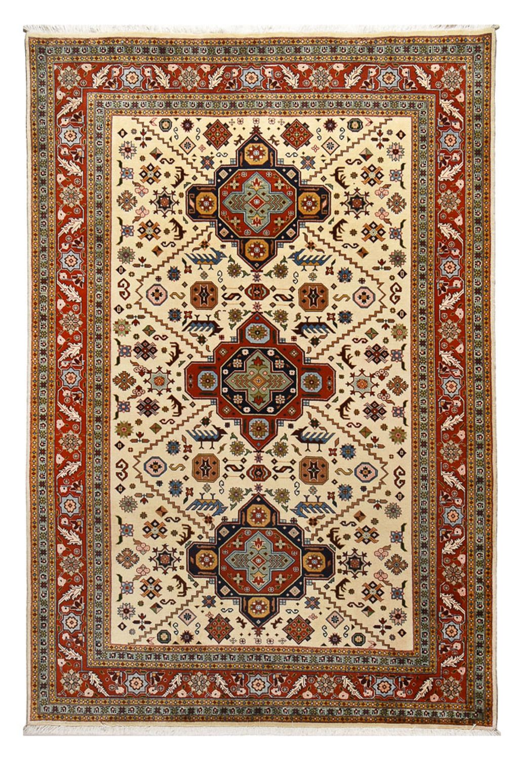 Perzisch Tapijt - Nomadisch - 291 x 199 cm - beige