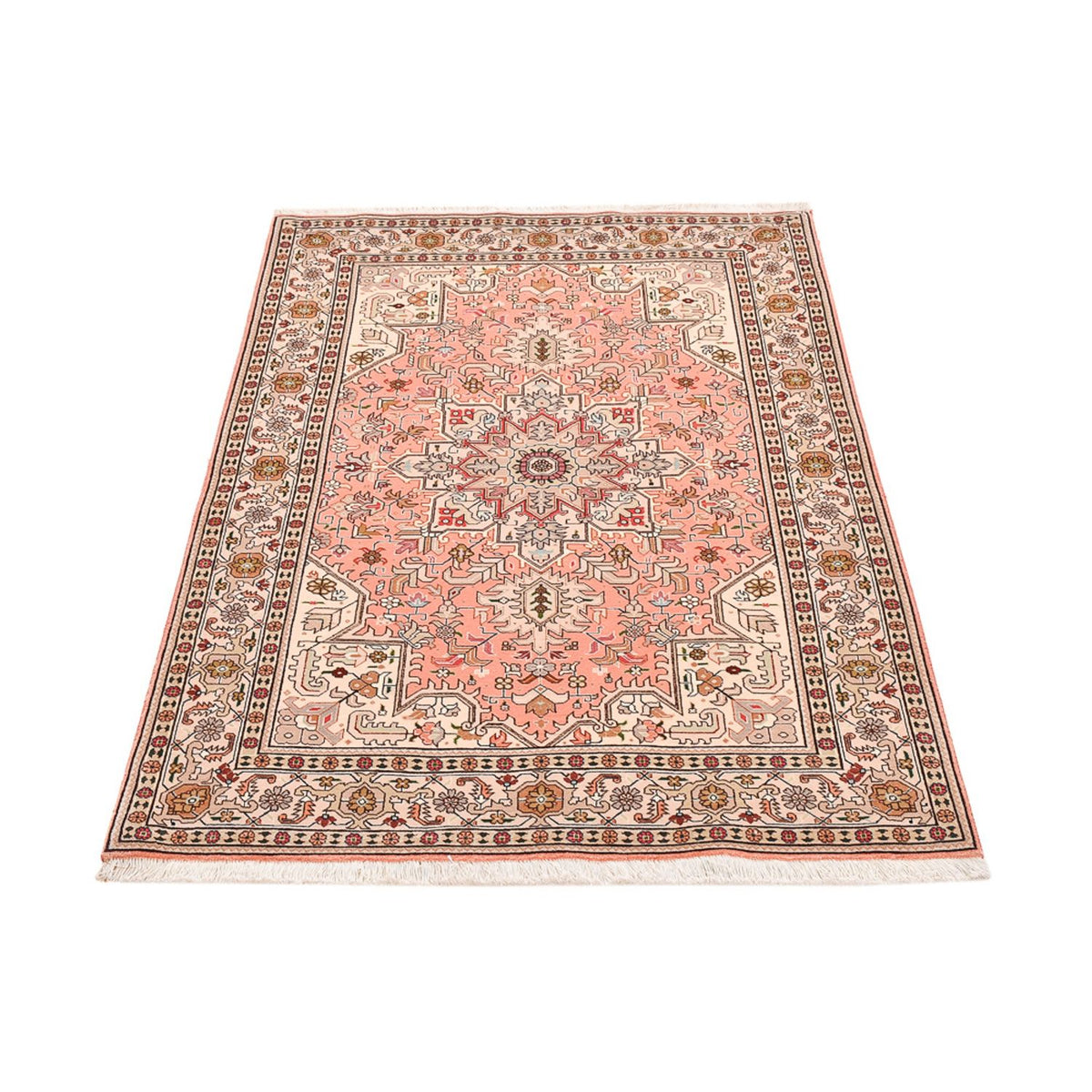 Perzisch tapijt - Tabriz - Royal - 159 x 106 cm - licht rood