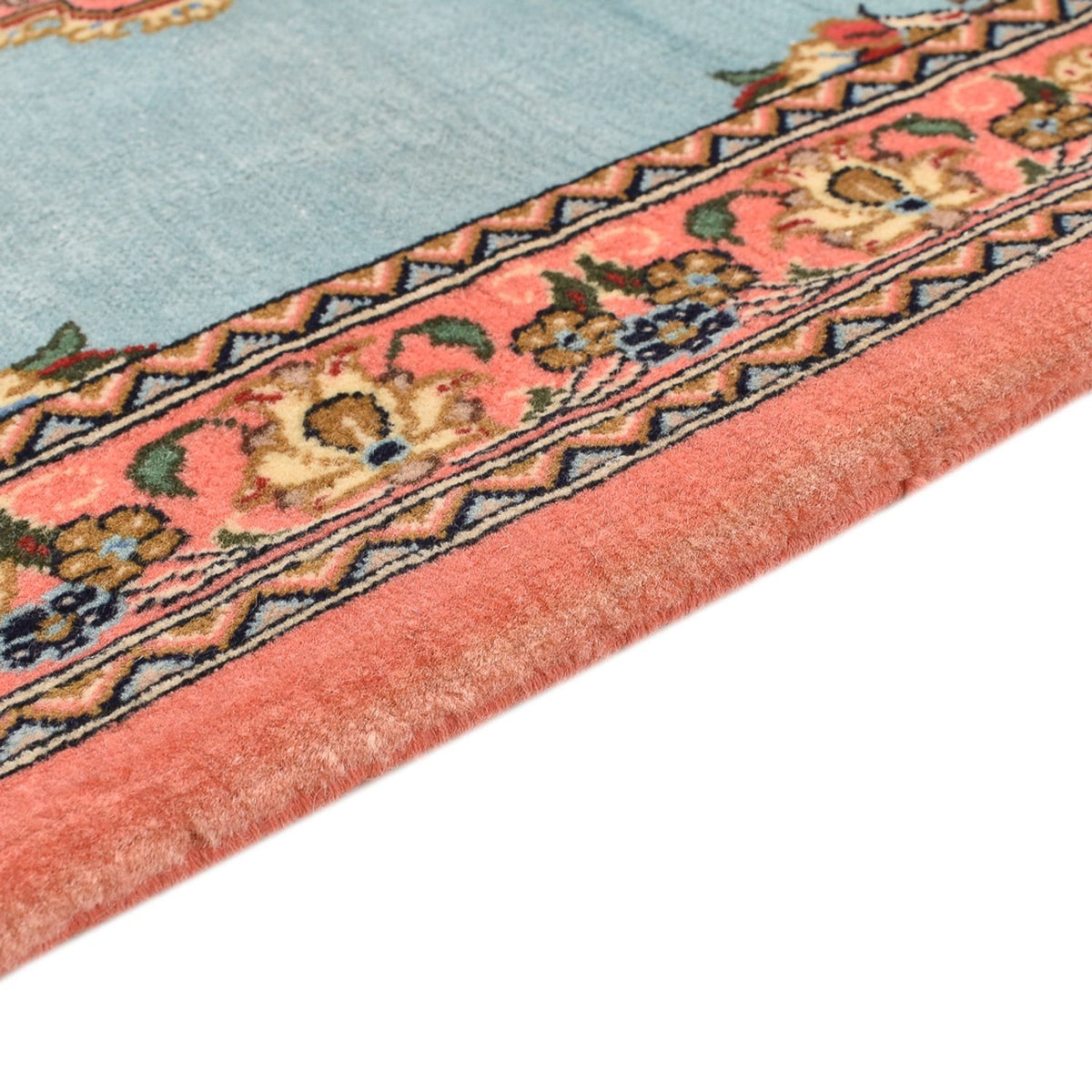 Perzisch tapijt - Ghom - 117 x 80 cm - lichtblauw