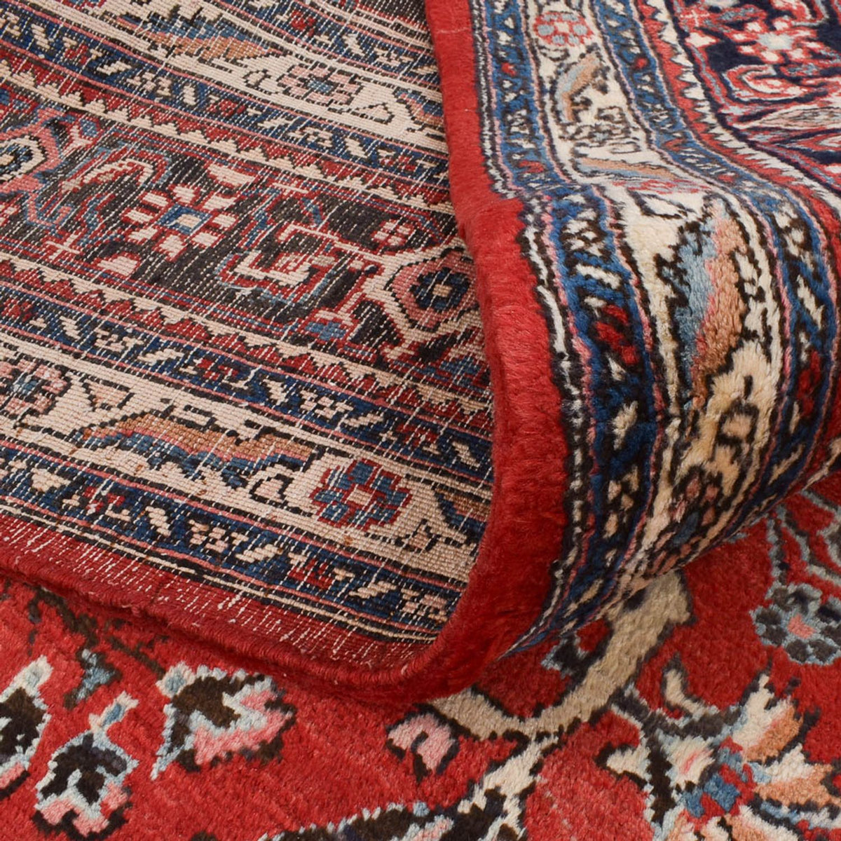 Perzisch tapijt - Bijar - 384 x 261 cm - rood
