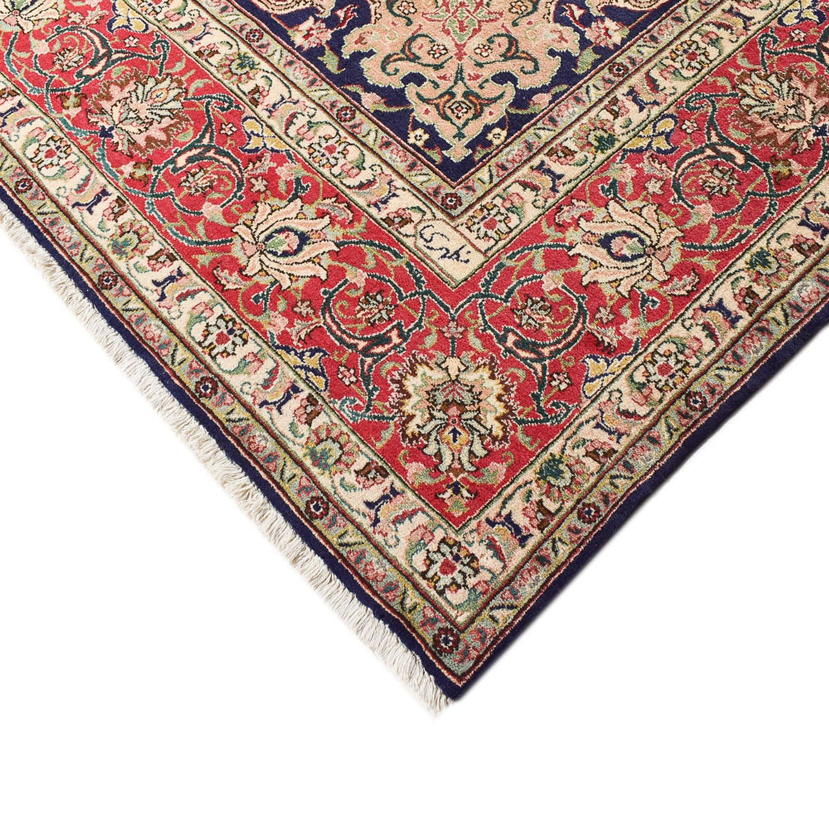 Perzisch tapijt - Tabriz - Royal - 400 x 300 cm - donkerblauw