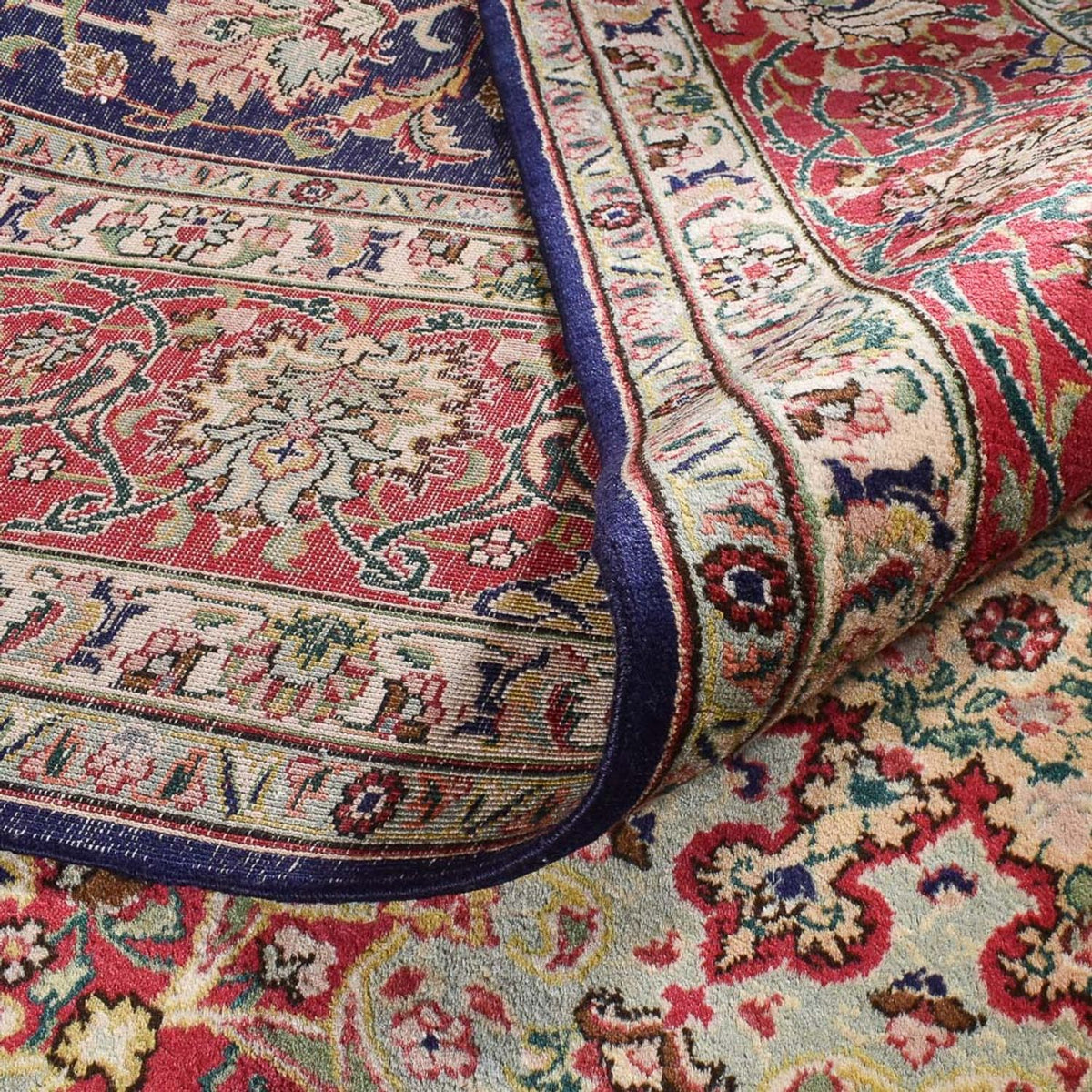 Perzisch tapijt - Tabriz - Royal - 400 x 300 cm - donkerblauw