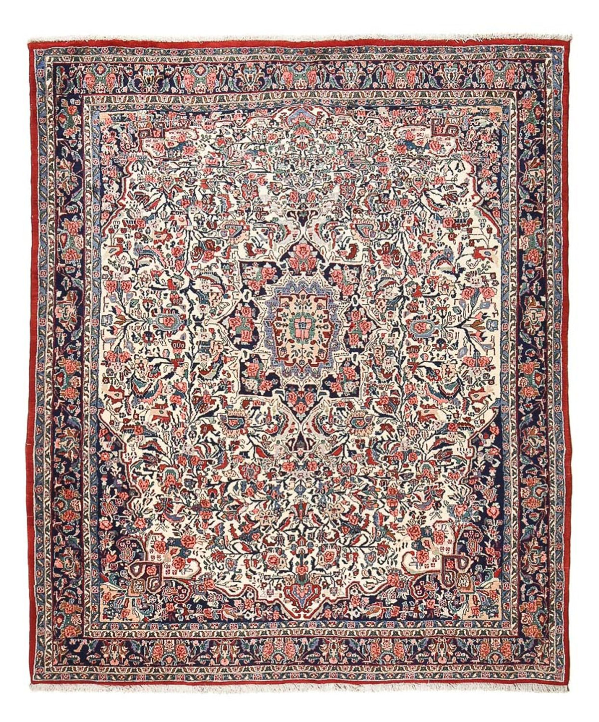 Perzisch tapijt - Bijar - 272 x 222 cm - beige