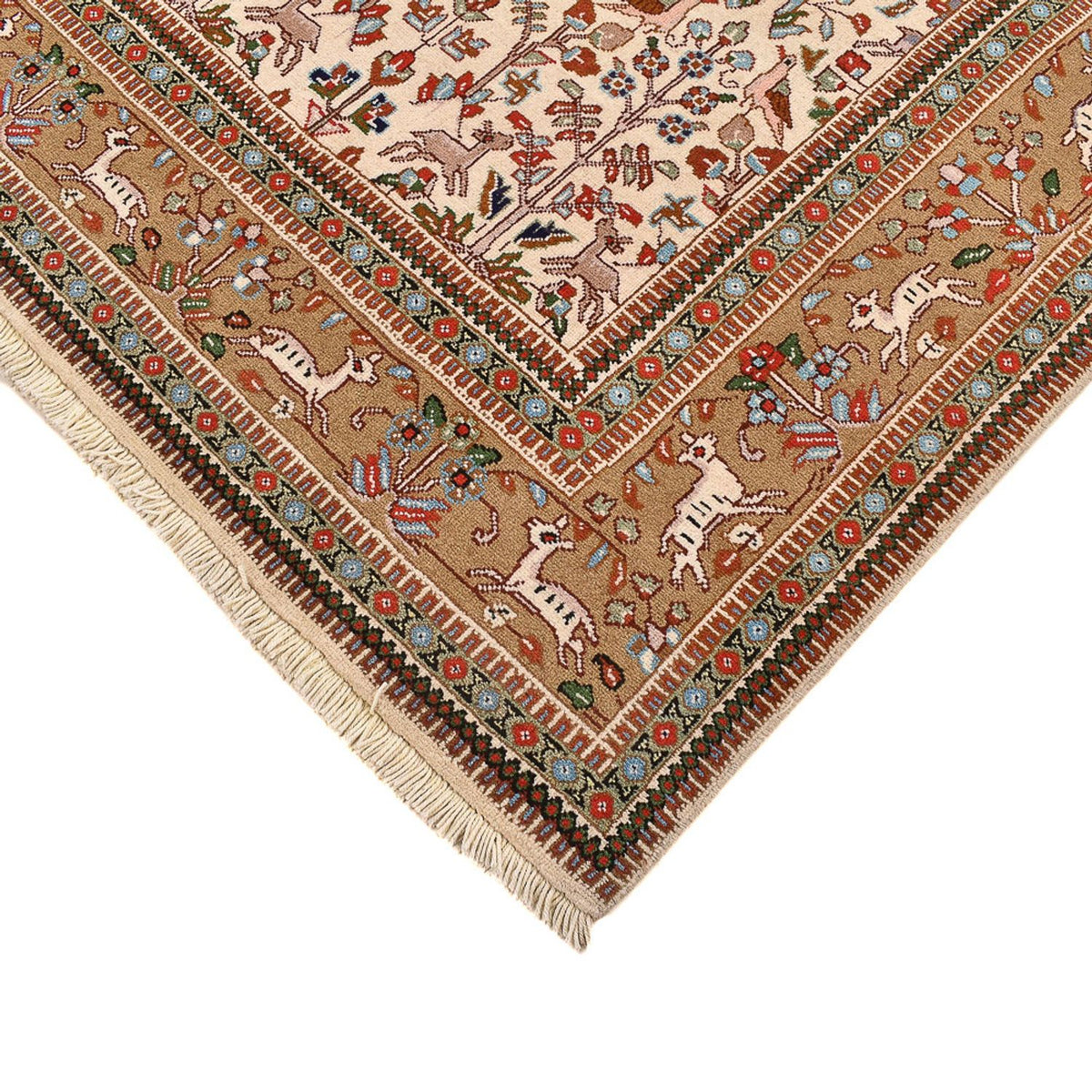 Perzisch tapijt - Klassiek vierkant  - 200 x 200 cm - crème