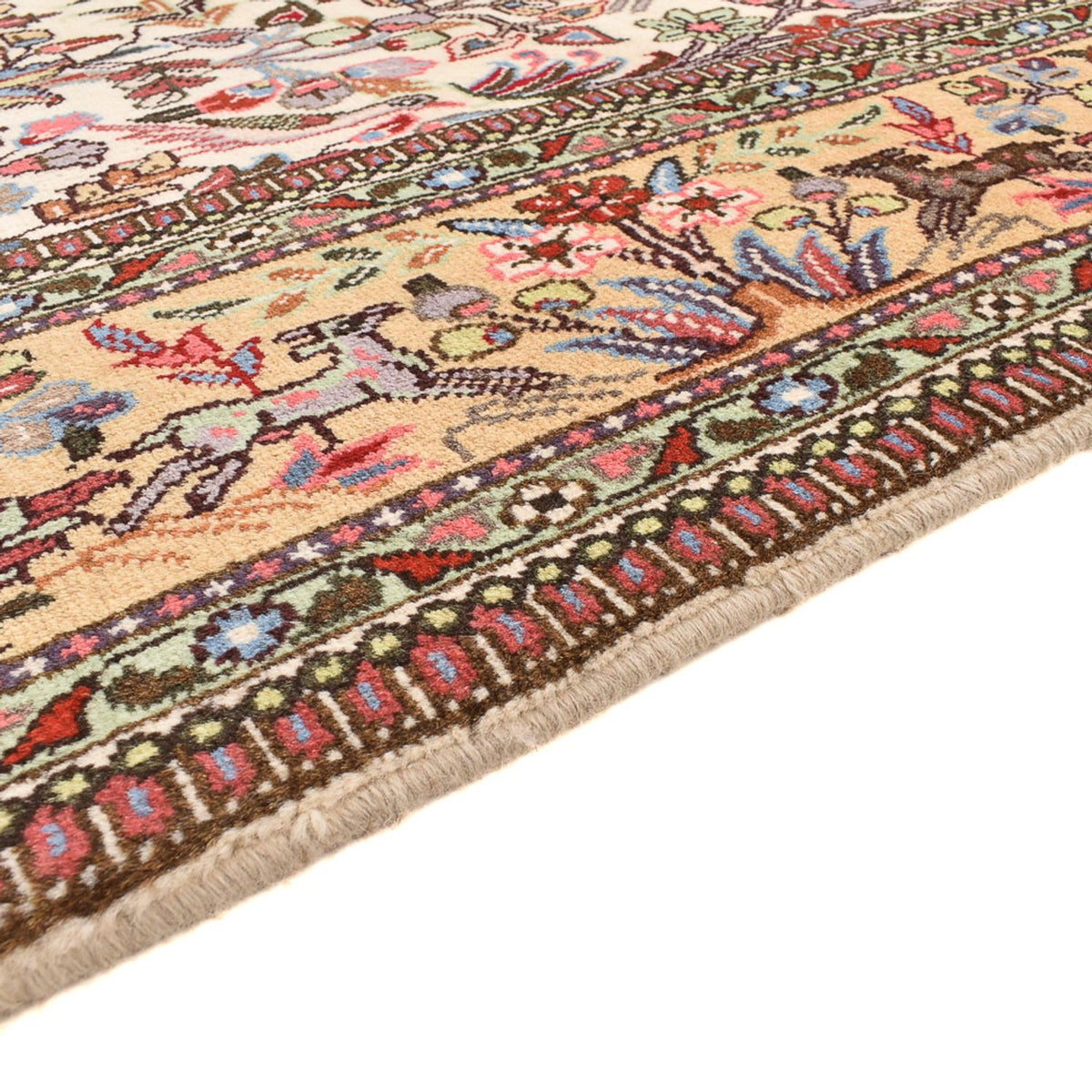 Perzisch tapijt - Klassiek vierkant  - 212 x 205 cm - crème