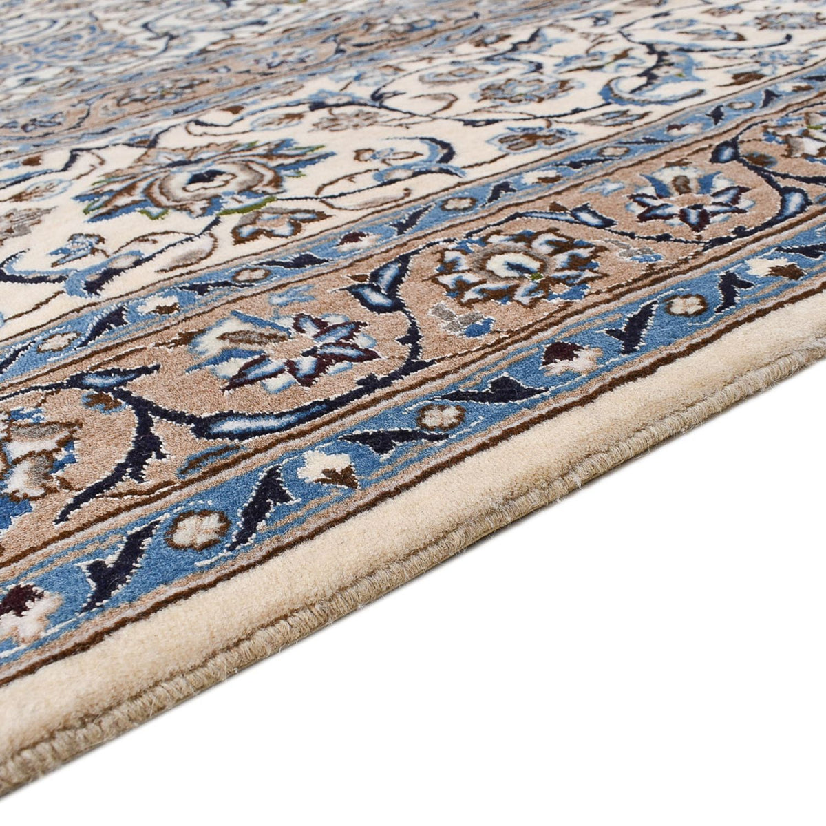 Perzisch tapijt - Nain - Koninklijk - 626 x 400 cm - grijs