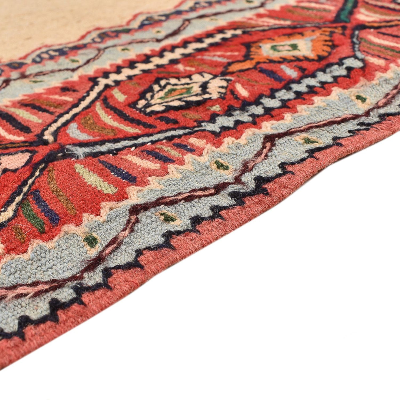 Senneh kilim Tapijt 242x155cm