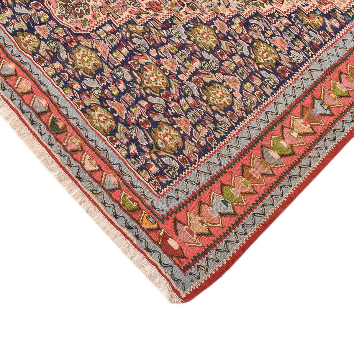 Kelim tapijt - Oosters - 255 x 143 cm - donker beige