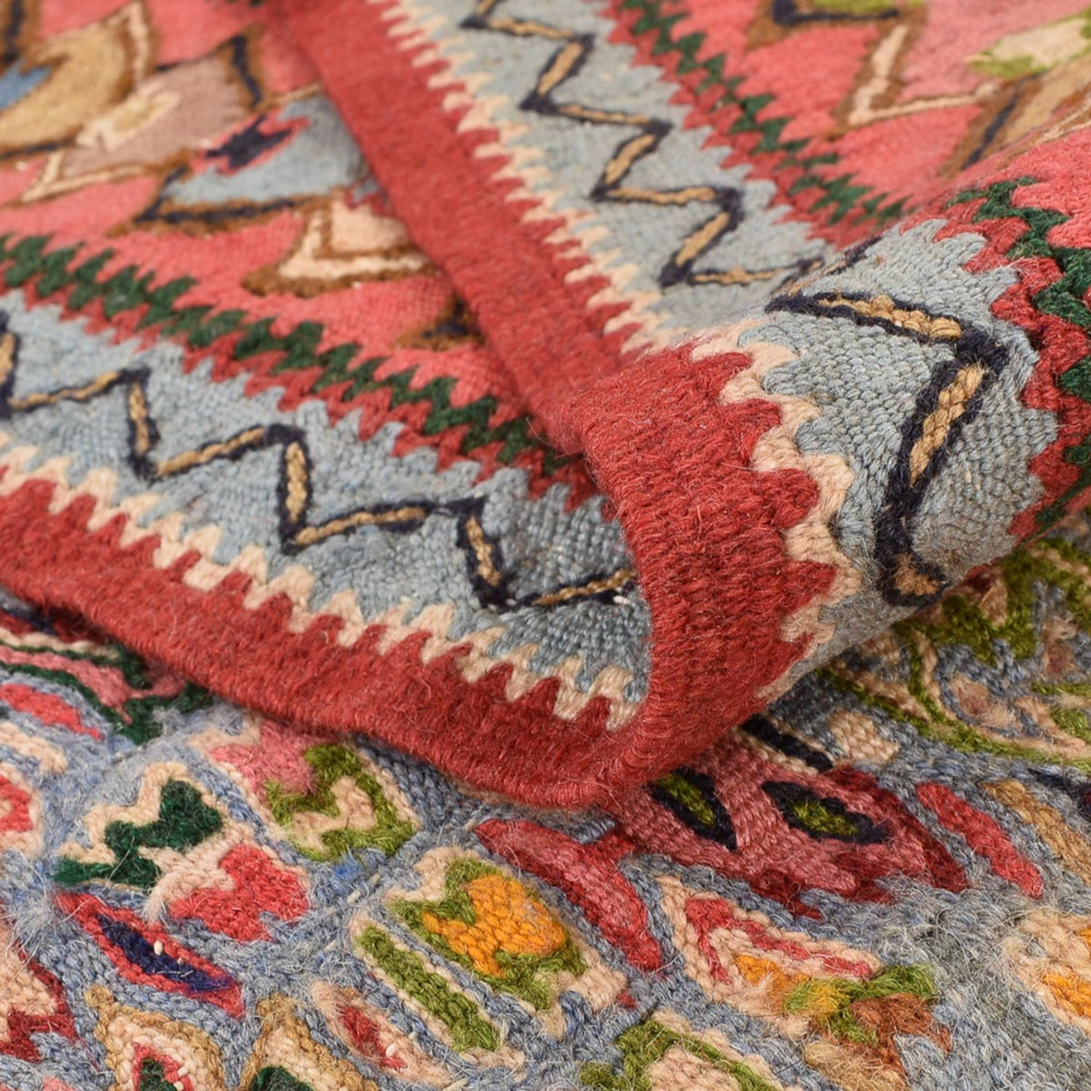 Kelim tapijt - Oosters - 255 x 143 cm - donker beige