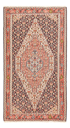 Kelim tapijt - Oosters - 238 x 132 cm - donker beige
