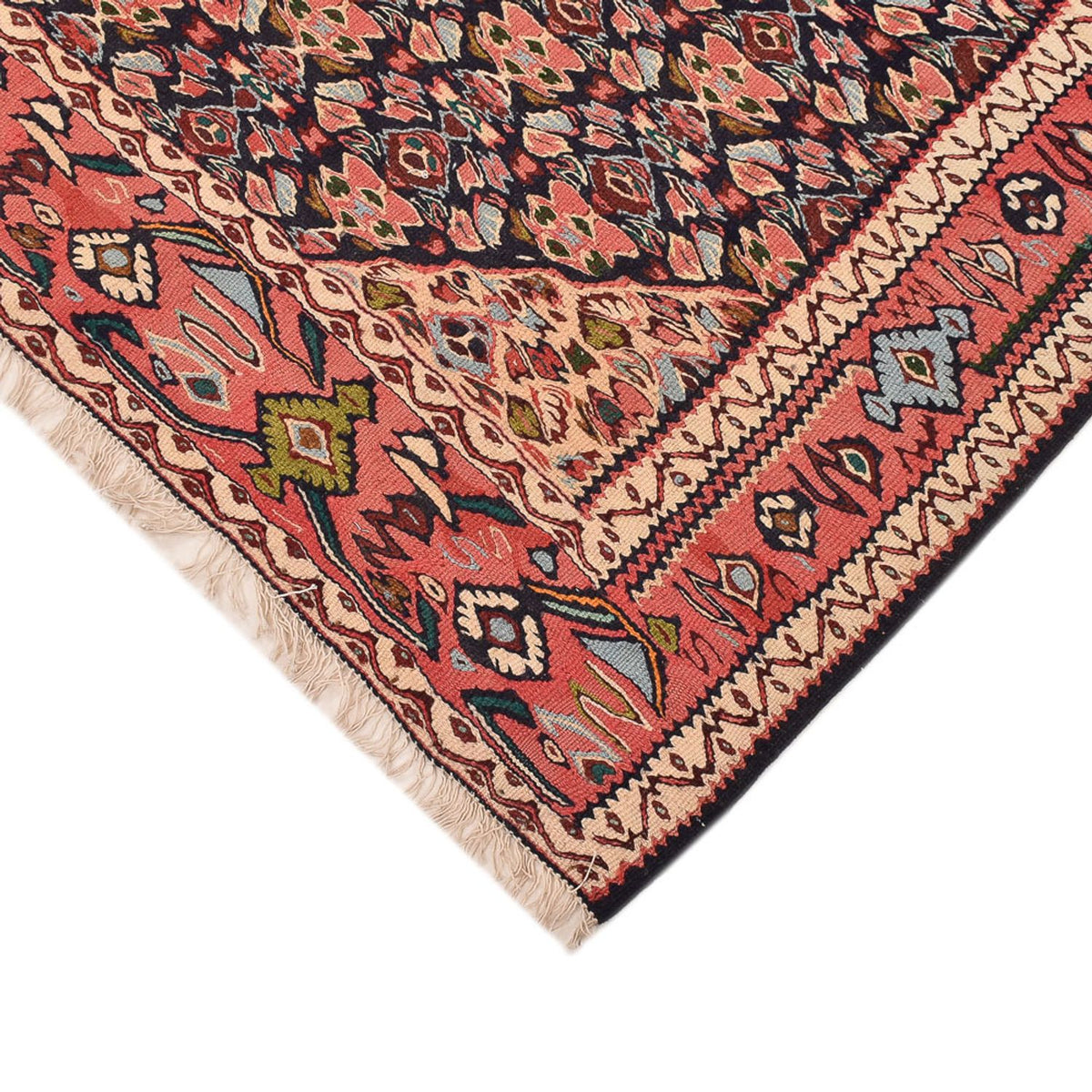 Kelim tapijt - Oosters - 238 x 132 cm - donker beige
