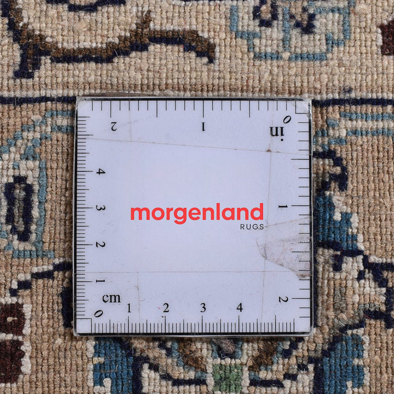 Perzisch tapijt - Nain - Koninklijk - 605 x 403 cm - crème