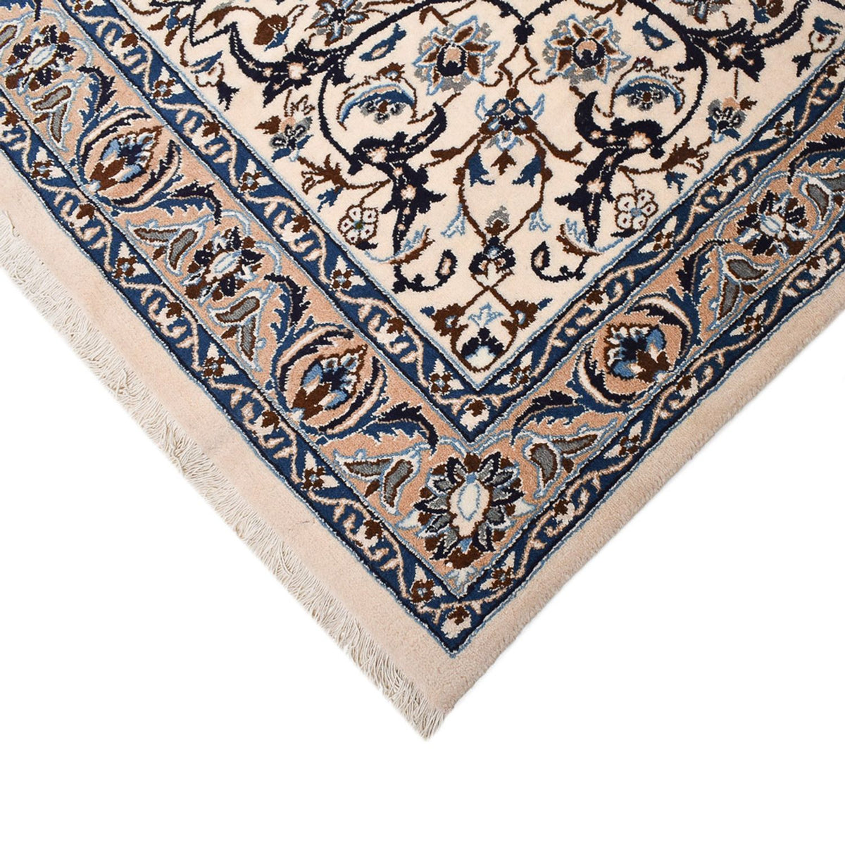 Perzisch tapijt - Nain - Koninklijk - 626 x 390 cm - grijs