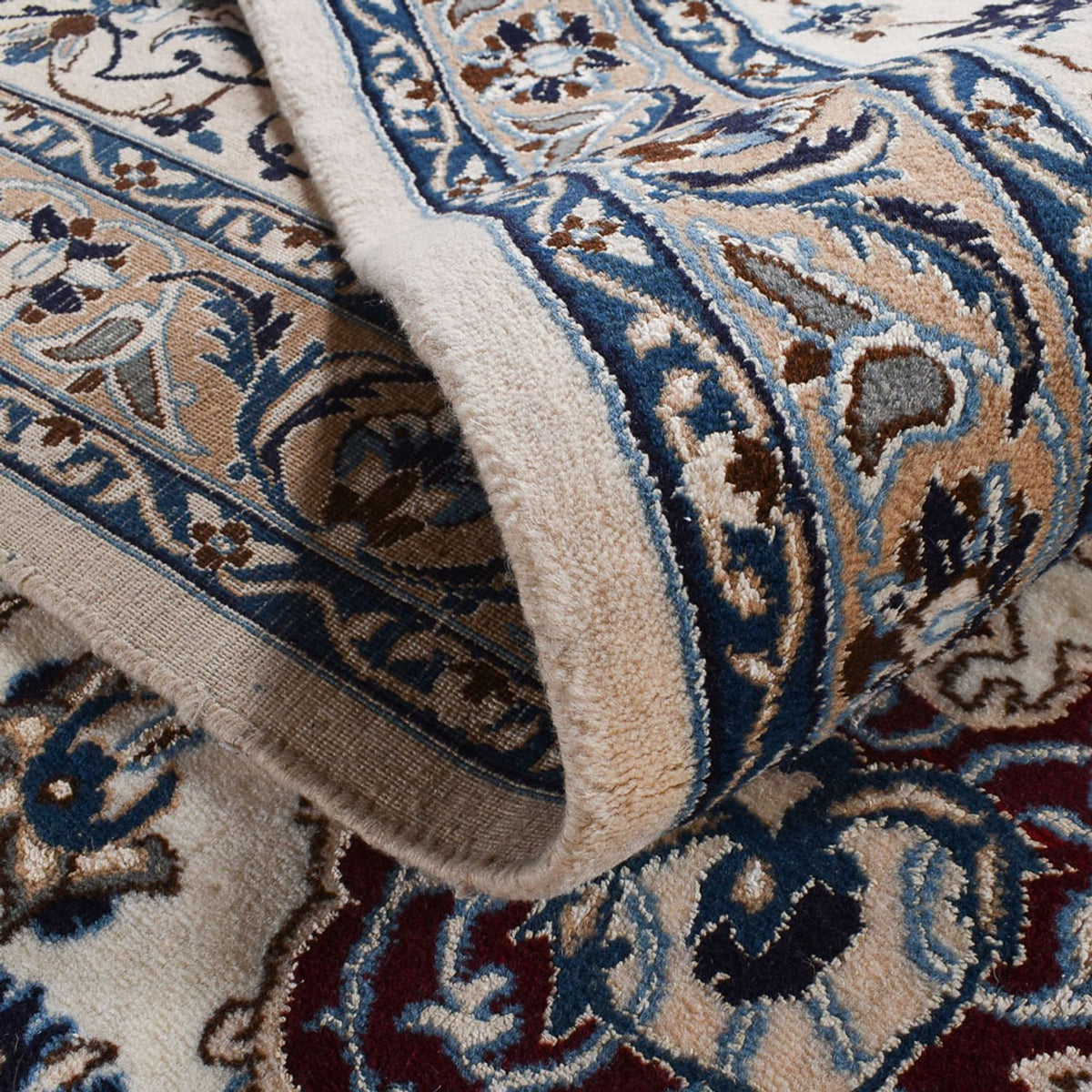 Perzisch tapijt - Nain - Koninklijk - 626 x 390 cm - grijs