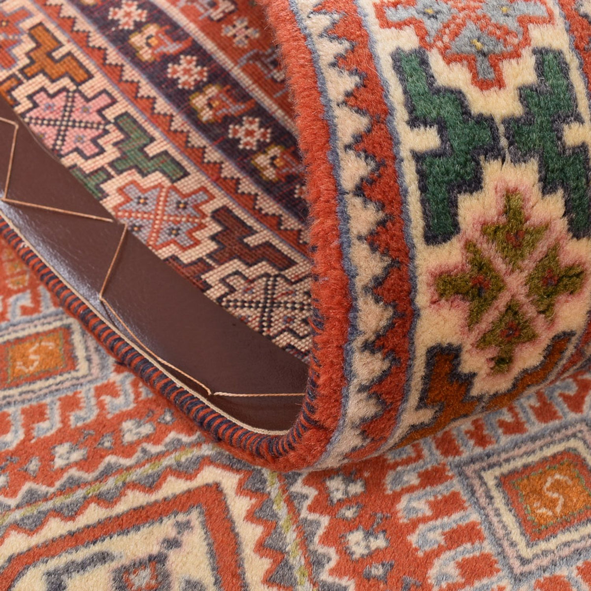 Loper Perzisch Tapijt - Nomadisch - 307 x 72 cm - oranje