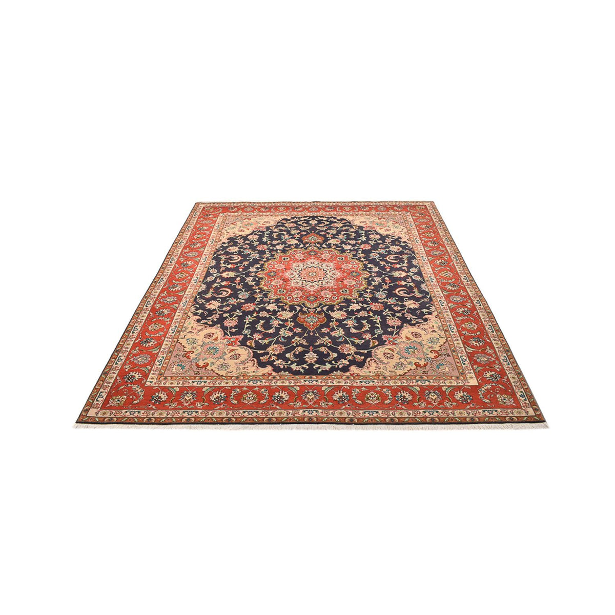 Perzisch tapijt - Tabriz - Royal - 255 x 205 cm - donkerblauw