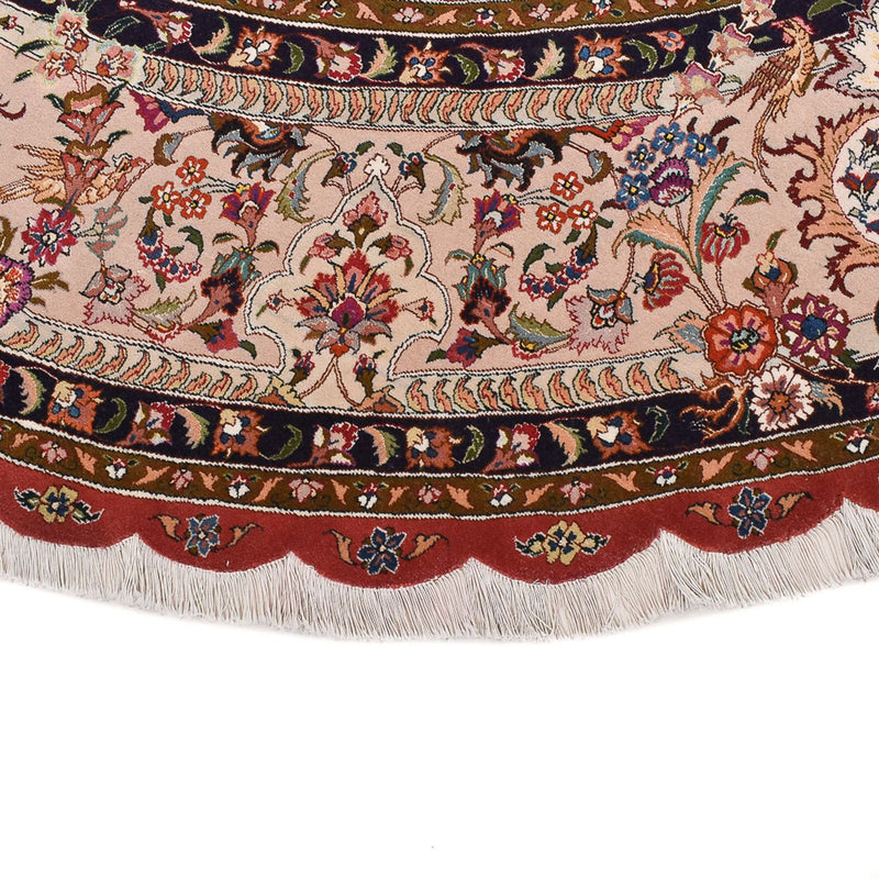 Perzisch tapijt - Tabriz - Premium rond  - 300 x 300 cm - rood
