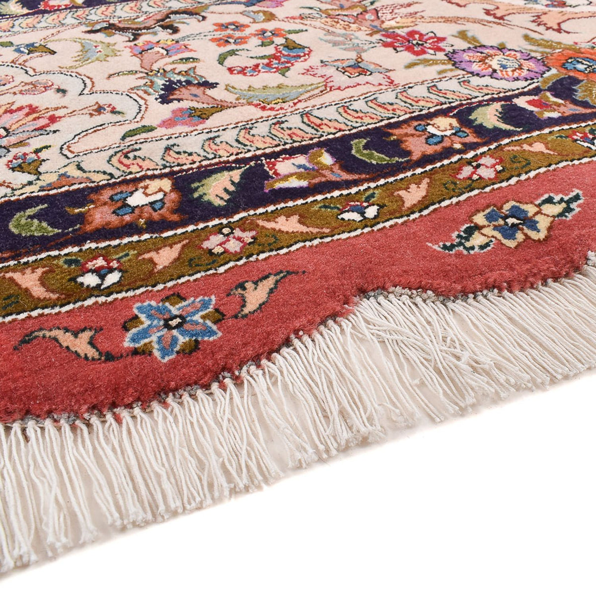 Perzisch tapijt - Tabriz - Premium rond  - 300 x 300 cm - rood