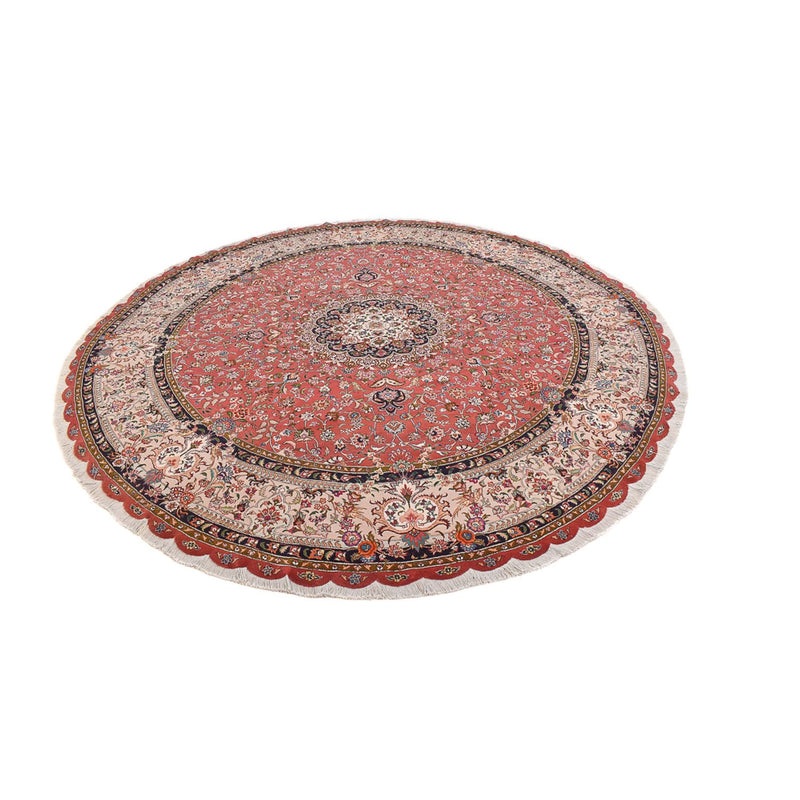 Perzisch tapijt - Tabriz - Premium rond  - 300 x 300 cm - rood