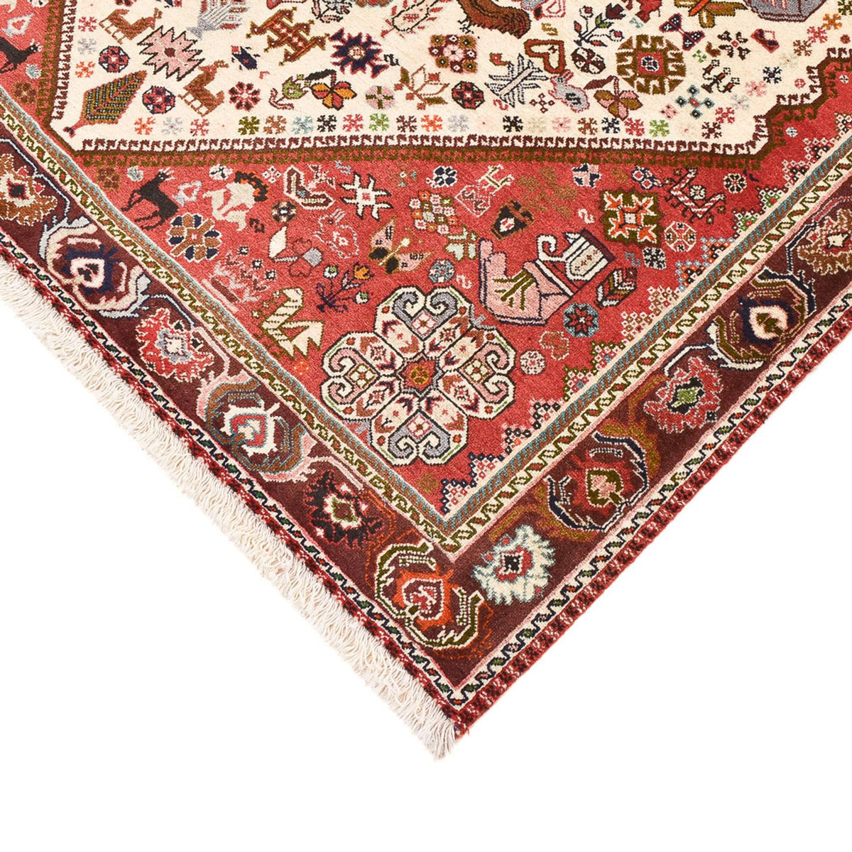 Gabbeh Tapijt - Kashkuli Perzisch - 200 x 150 cm - crème