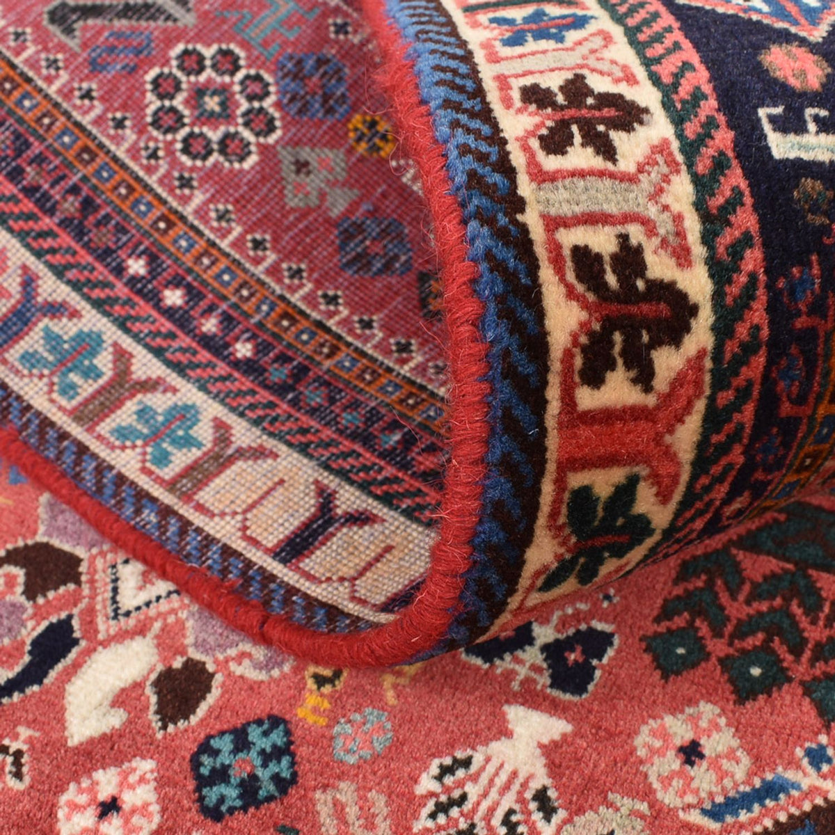 Loper Gabbeh Tapijt - Kashkuli Perzisch - 296 x 80 cm - rood