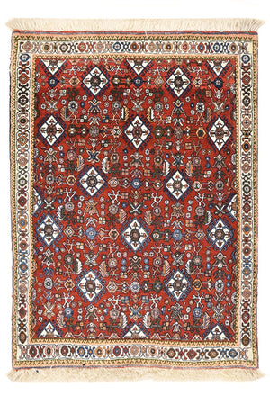Gabbeh Tapijt - Kashkuli Perzisch - 100 x 70 cm - veelkleurig