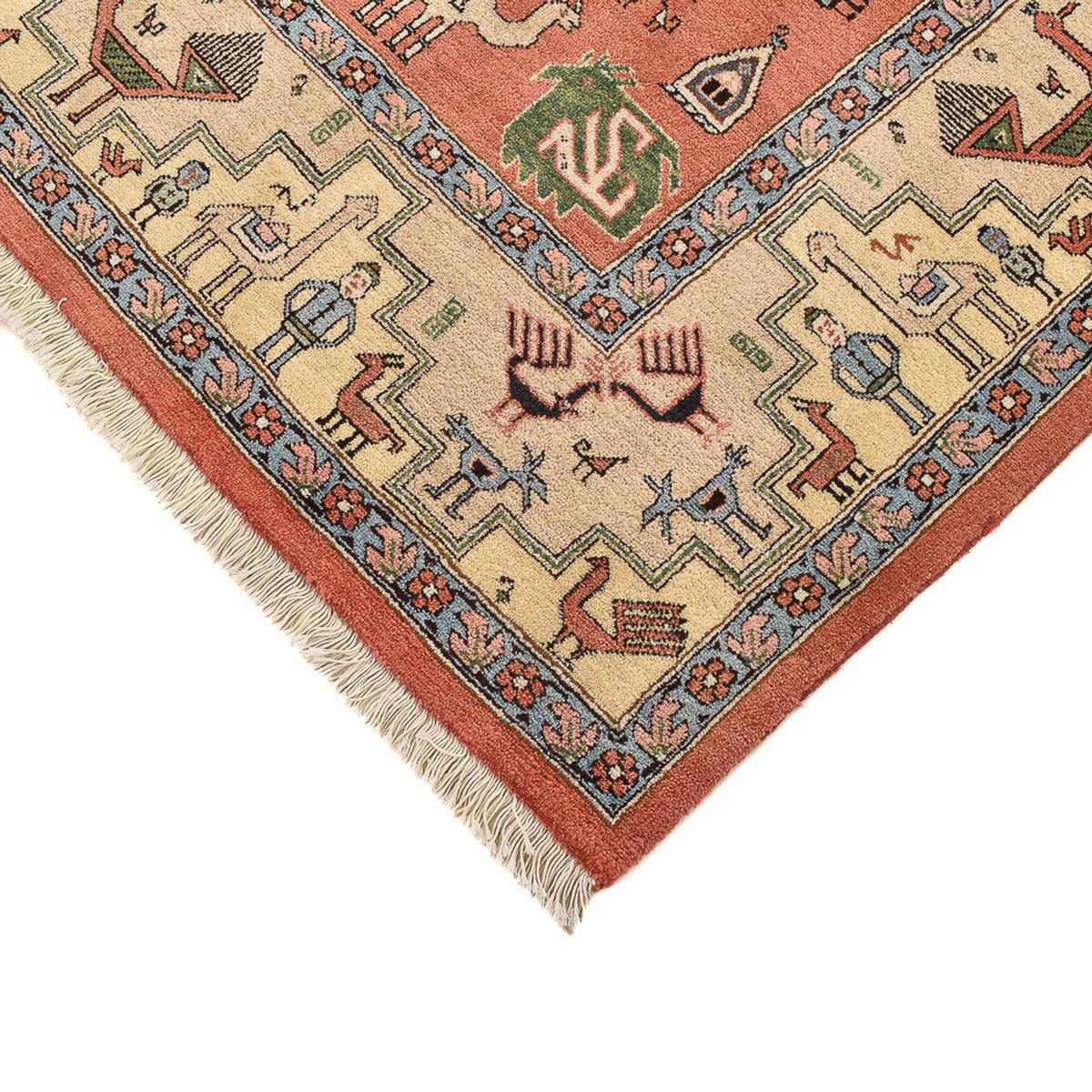 Perzisch Tapijt - Nomadisch vierkant  - 208 x 198 cm - groen