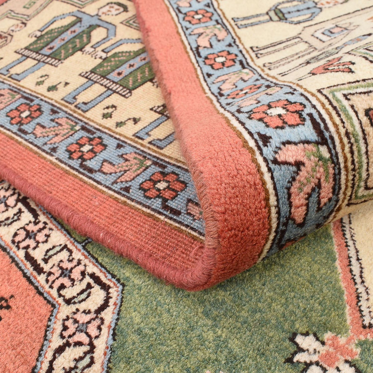 Perzisch Tapijt - Nomadisch vierkant  - 208 x 198 cm - groen