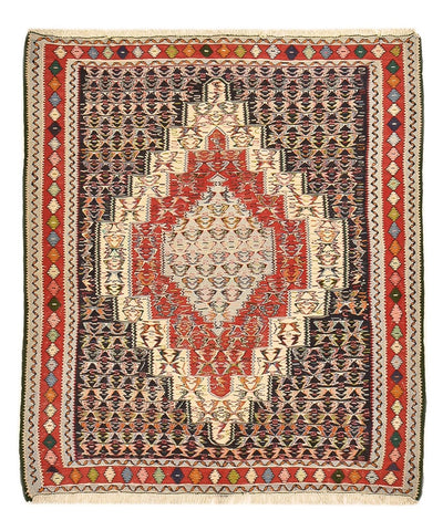 Senneh kilim Tapijt 130x147cm