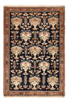 Sharbabak Tapijt 114x173cm - Perzisch tapijt - Rechthoekig / Donkerblauw / 114 x 173 cm Rechthoekig