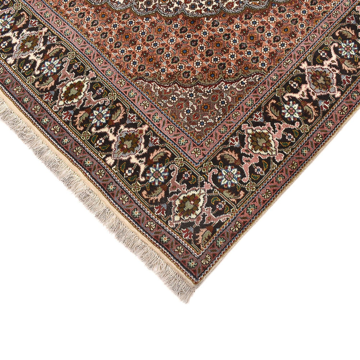 Perzisch tapijt - Tabriz - Royal vierkant  - 207 x 204 cm - bruin
