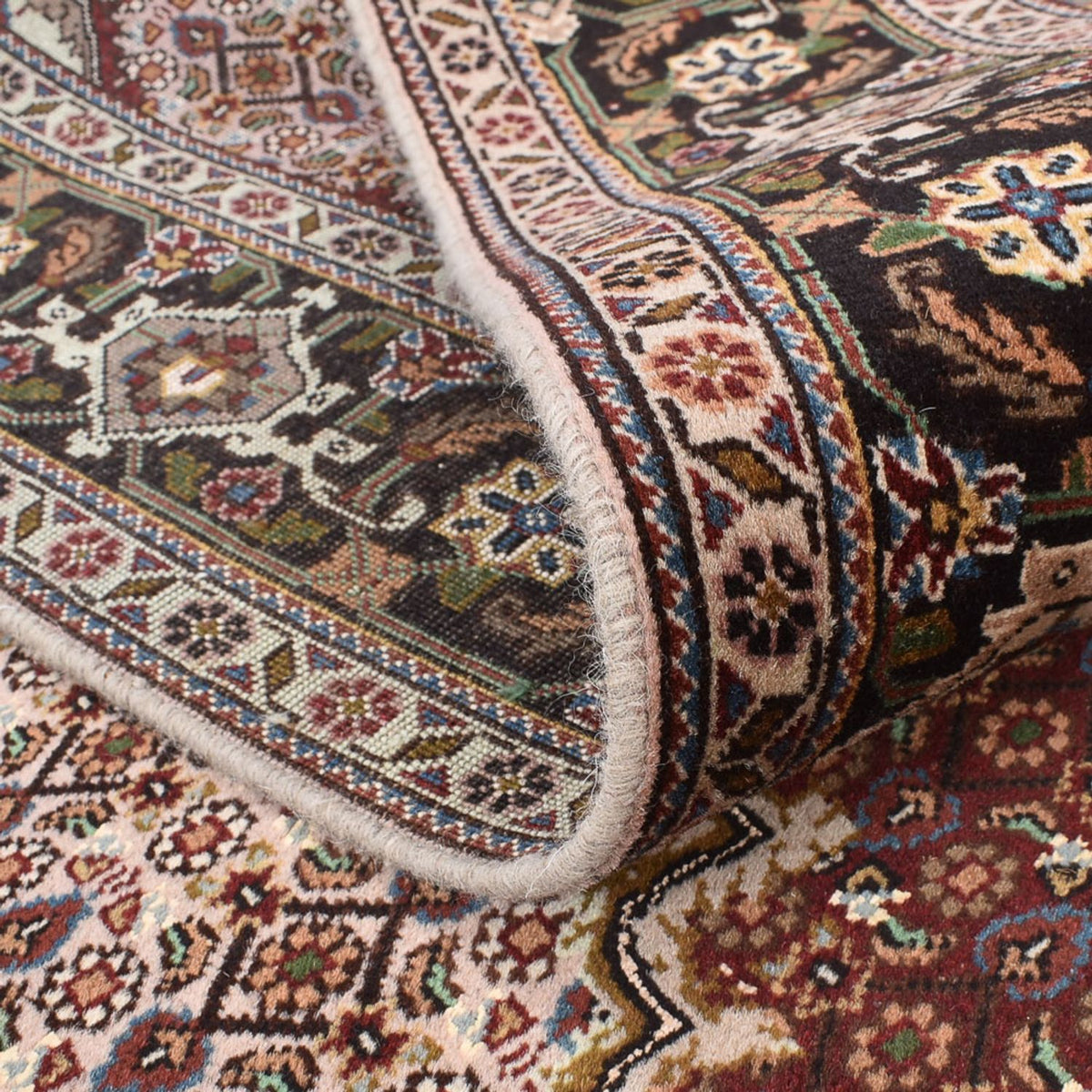 Perzisch tapijt - Tabriz - Royal vierkant  - 202 x 196 cm - lichtbruin