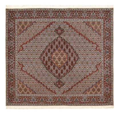 Perzisch tapijt - Bijar vierkant  - 202 x 198 cm - roest